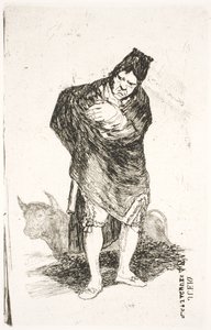 Andalusisk smugler, med okse av Francisco de Goya
