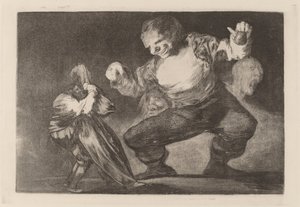 Bobalicon (Simpleton) av Francisco de Goya