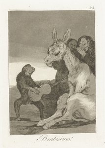 Bravo! Brabisimo! (tittel på objekt) Los Caprichos (serietittel) av Francisco de Goya