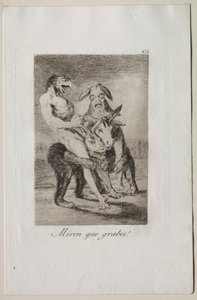 Caprices: Se hvor høytidelige de er! av Francisco de Goya