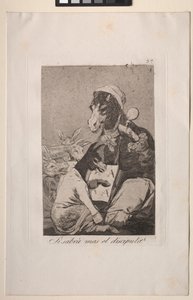 Caprices: Kan ikke eleven vite mer? av Francisco de Goya