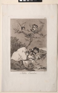 Caprichos: All Will Fall av Francisco de Goya