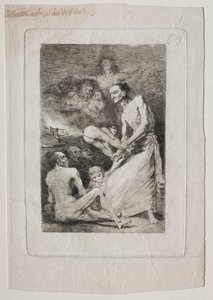 Caprichos: Blås av Francisco de Goya