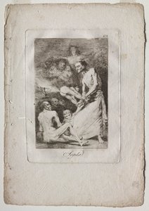 Caprichos: Blås av Francisco de Goya