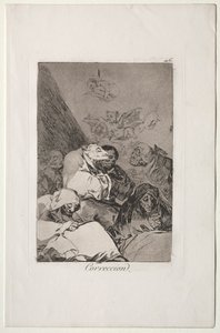 Caprichos: Rettelse av Francisco de Goya
