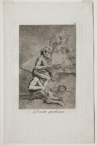 Caprichos: fromt yrke. av Francisco de Goya