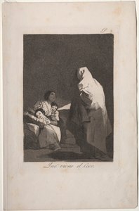 Caprichos: Here Comes the Bogieman av Francisco de Goya