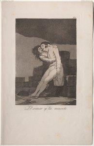 Caprichos: Kjærlighet og død av Francisco de Goya