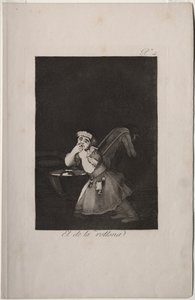 Caprichos: Nannys gutt. av Francisco de Goya