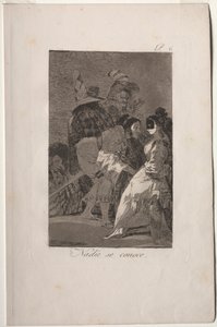 Caprichos: Ingen kjenner seg selv. av Francisco de Goya