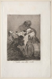 Caprichos: Ingen har sett oss. av Francisco de Goya