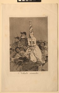 Caprichos: Ingenting kunne gjøres med det. av Francisco de Goya