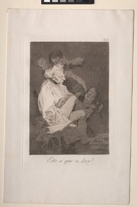 Caprichos: Det er absolutt å kunne lese av Francisco de Goya