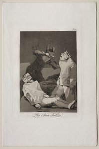 Caprichos: Chinchillaene av Francisco de Goya