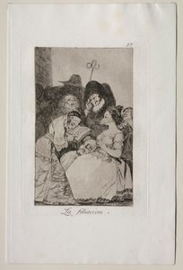 Caprichos: Filiasjonen. av Francisco de Goya