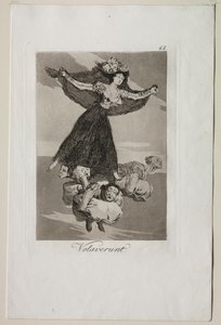 Caprichos: De har fløyet av Francisco de Goya