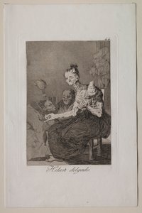 Caprichos: De spinner fint av Francisco de Goya
