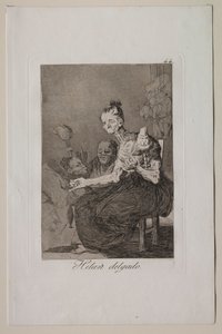 Caprichos: De spinner fint. av Francisco de Goya