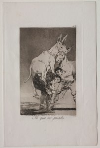 Caprichos: Du som ikke kan av Francisco de Goya