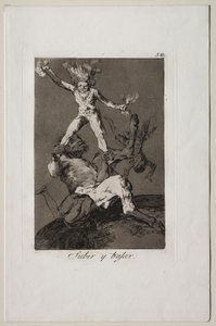 Caprichos: Å stige og å falle av Francisco de Goya