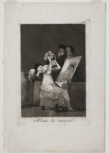 Caprichos: Inntil døden, 1799. av Francisco de Goya