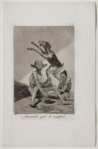Caprichos: Vent til du har blitt salvet. av Francisco de Goya