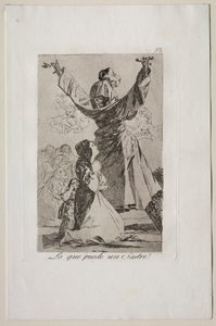 Caprichos: Hva en skredder kan gjøre! av Francisco de Goya