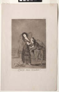 Caprichos: Hvem av dem er mest overvunnet? av Francisco de Goya