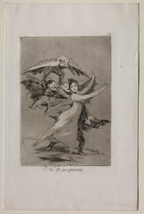 Caprichos: Du vil ikke unnslippe av Francisco de Goya