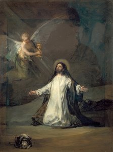 Kristus på Oljeberget. Rundt 1819 av Francisco de Goya