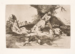 De utruster seg selv (16) av Francisco de Goya