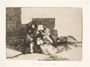 De kom for sent (52) av Francisco de Goya