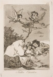 De vil alle falle ned av Francisco de Goya