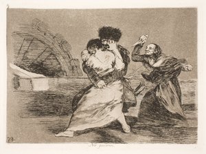 De vil ikke (9) av Francisco de Goya