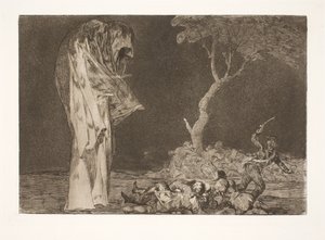 Den tåpelige frykten (ikke miste rykte på grunn av frykt) av Francisco de Goya