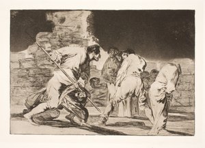 Det tåpelige sinnet (det er utrolig - og vi ble skapt av Gud) av Francisco de Goya