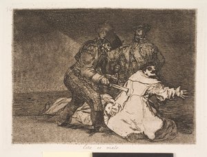 Det er dårlig (46) av Francisco de Goya