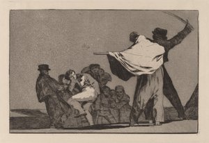 Uensartet conocido (velkjent dårskap) av Francisco de Goya