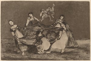 Disparate femenino (feminin dårskap) av Francisco de Goya