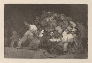 Uensartet generell (General Folly) av Francisco de Goya