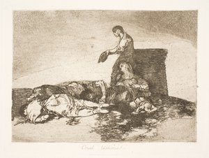 Elendighet! (48) av Francisco de Goya