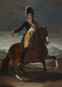 Ridesportrett av kong Ferdinand VII av Spania av Francisco de Goya