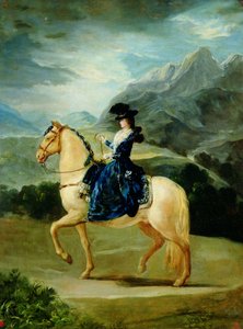 Ridesportrett av Maria Teresa de Vallabriga