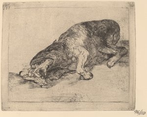 Heftig monster! (Helt monster!) av Francisco de Goya