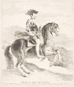 Filip IV, konge av Spania, til hest av Francisco de Goya