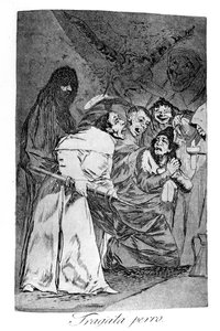 Fregatthund, 1799 av Francisco de Goya