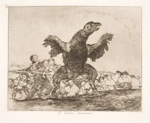 The Vulture (76) av Francisco de Goya