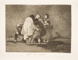 Han døde uten at noen kunne hjelpe ham (53) av Francisco de Goya