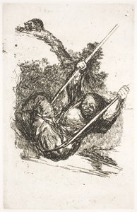 Heks i sving av Francisco de Goya