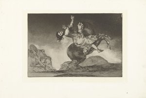 Kidnappingshesten El caballo rovfugl Los Disparates (The follies) (serietittel) Los Proverbios (Ordspråkene) (serietittel) av Francisco de Goya